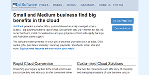 stSoftware on tablet